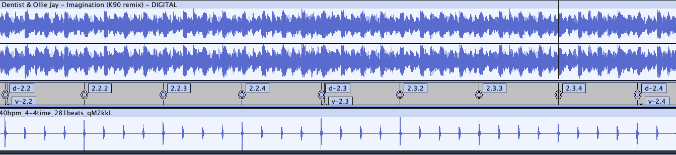 comparing less drift with click track, 2.1 - 2.3