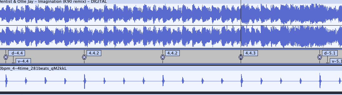 comparing drift with click track